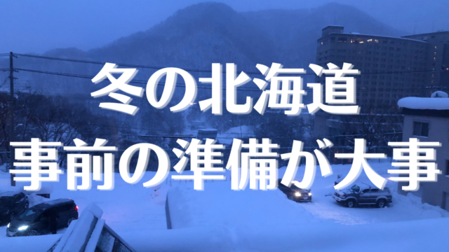 冬の北海道の旅行やドライブの注意点 知っていますか 冬の過酷さ たのしいptゴリランド